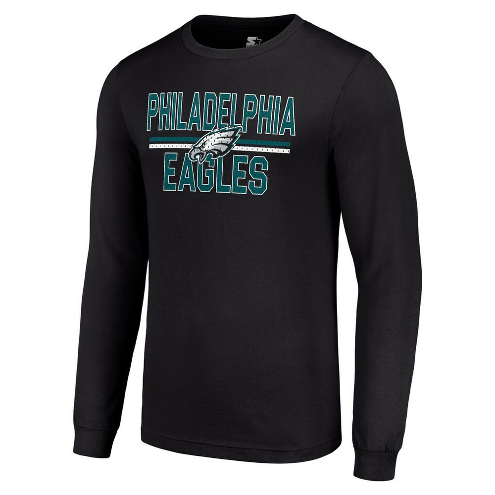 Philadelphia Eagles  Starter Team Mesh Print Graphic Long Sleeve T-Shirt
