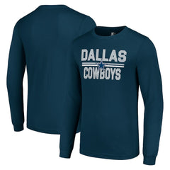 Dallas Cowboys  Starter Team Mesh Print Graphic Long Sleeve T-Shirt