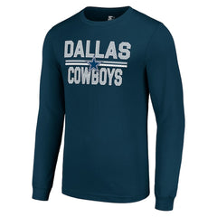 Dallas Cowboys  Starter Team Mesh Print Graphic Long Sleeve T-Shirt