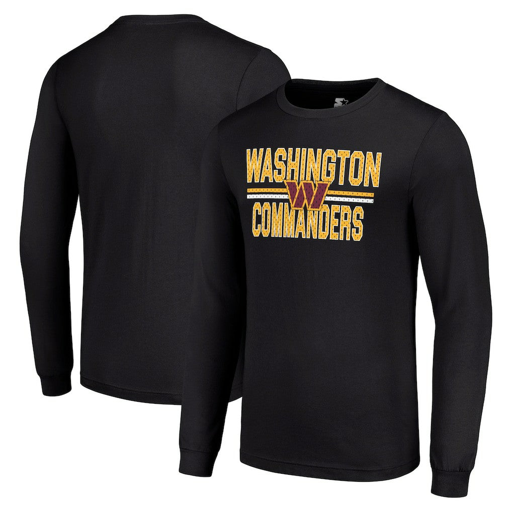 Washington Commanders  Starter Team Mesh Print Graphic Long Sleeve T-Shirt
