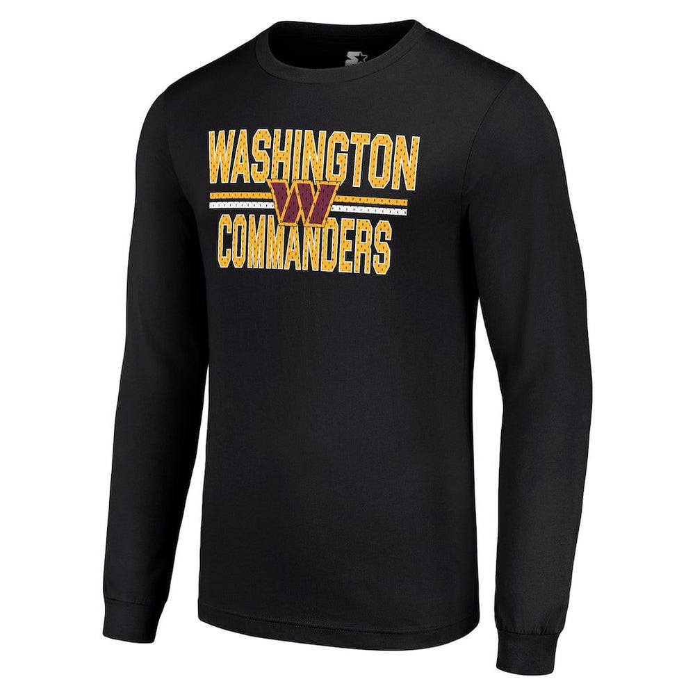 Washington Commanders  Starter Team Mesh Print Graphic Long Sleeve T-Shirt