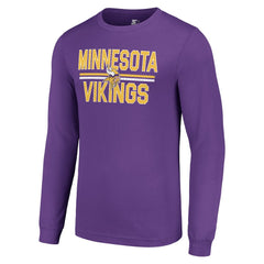 Minnesota Vikings  Starter Team Mesh Print Graphic Long Sleeve T-Shirt