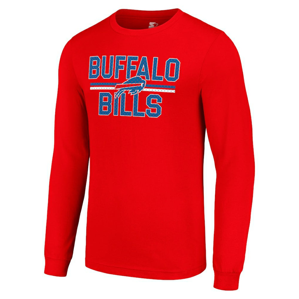 Buffalo Bills  Starter Team Mesh Print Graphic Long Sleeve T-Shirt