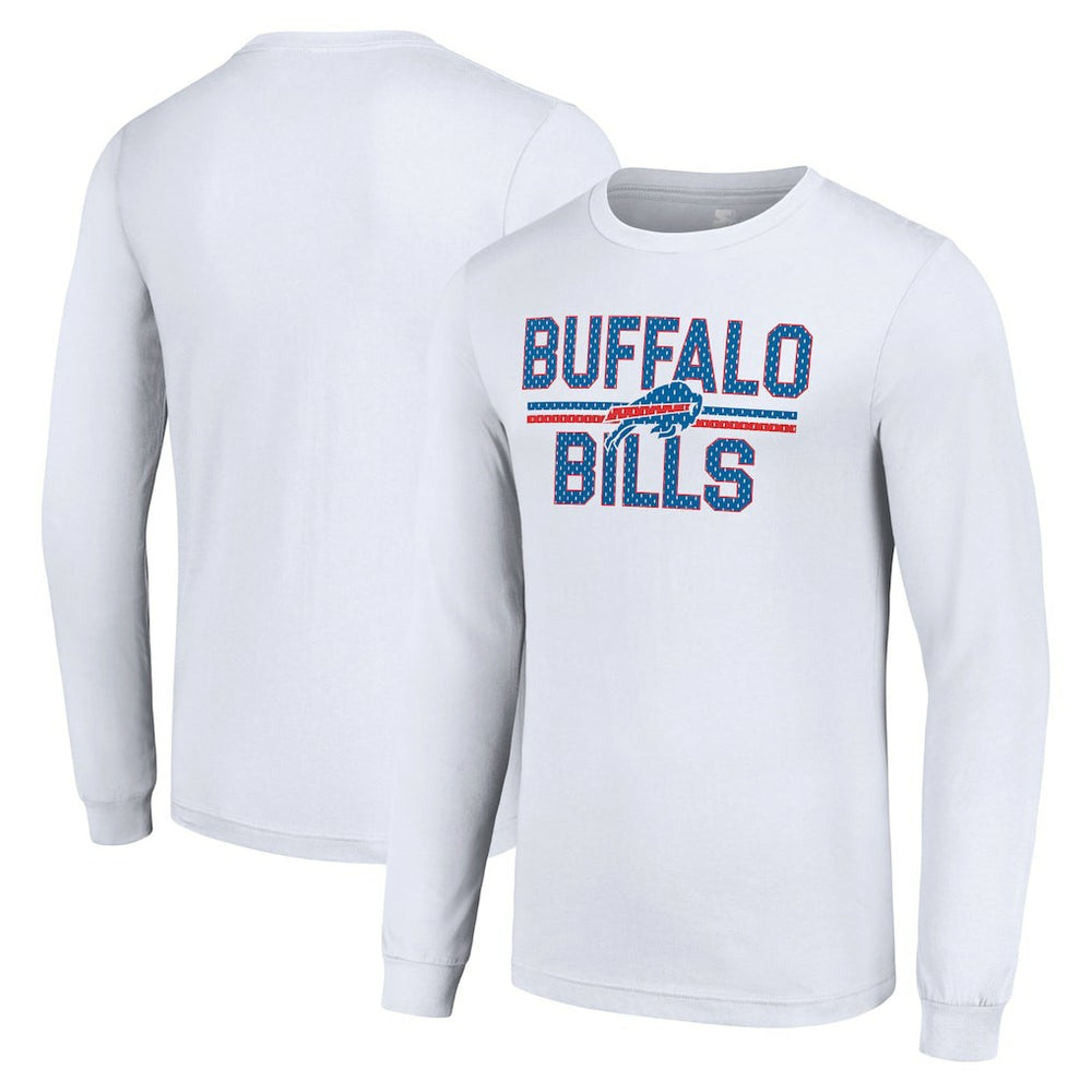 Buffalo Bills  Starter Team Mesh Print Graphic Long Sleeve T-Shirt