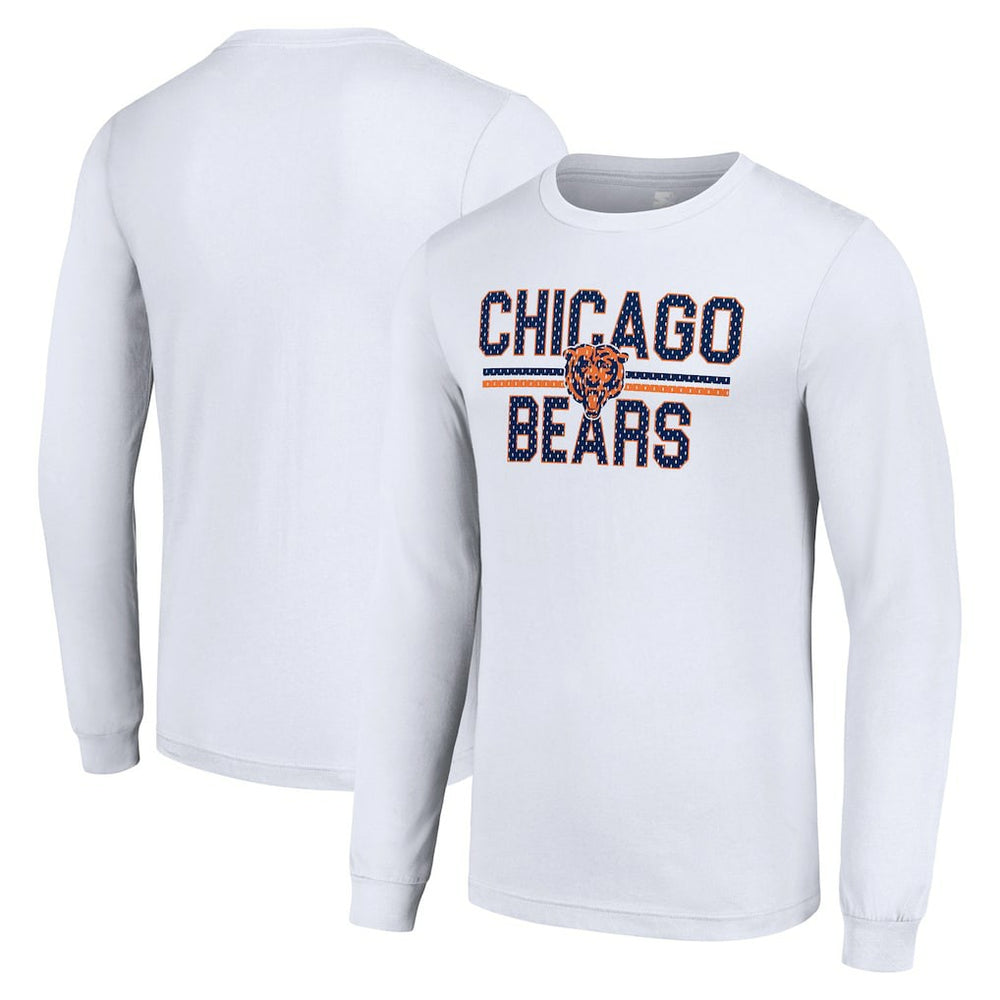 Chicago Bears  Starter Team Mesh Print Graphic Long Sleeve T-Shirt
