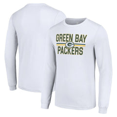 Green Bay Packers  Starter Team Mesh Print Graphic Long Sleeve T-Shirt