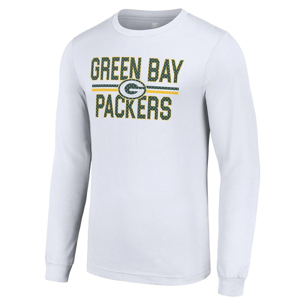 Green Bay Packers  Starter Team Mesh Print Graphic Long Sleeve T-Shirt