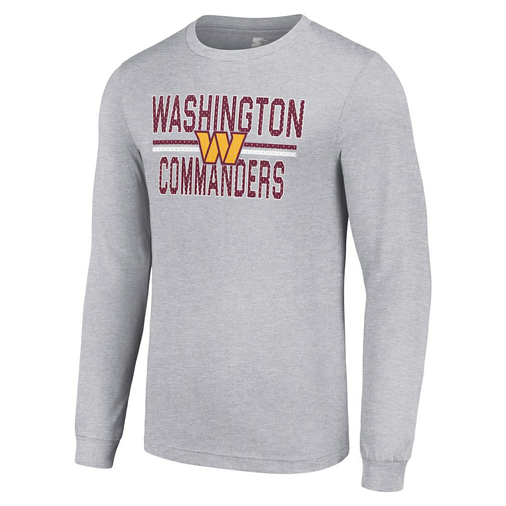 Washington Commanders  Starter Team Mesh Print Graphic Long Sleeve T-Shirt
