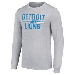 Detroit Lions  Starter Team Mesh Print Graphic Long Sleeve T-Shirt