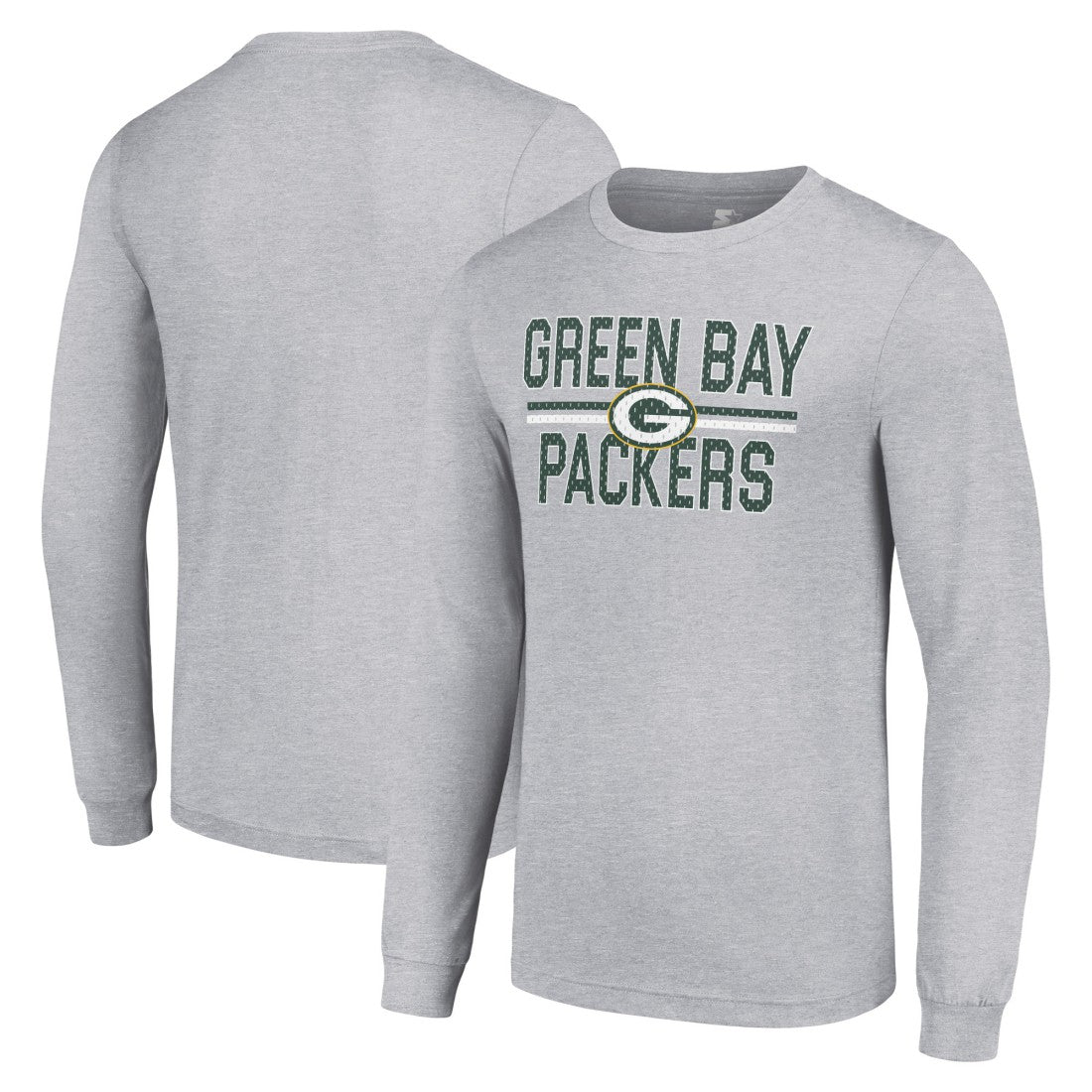 Green Bay Packers  Starter Team Mesh Print Graphic Long Sleeve T-Shirt