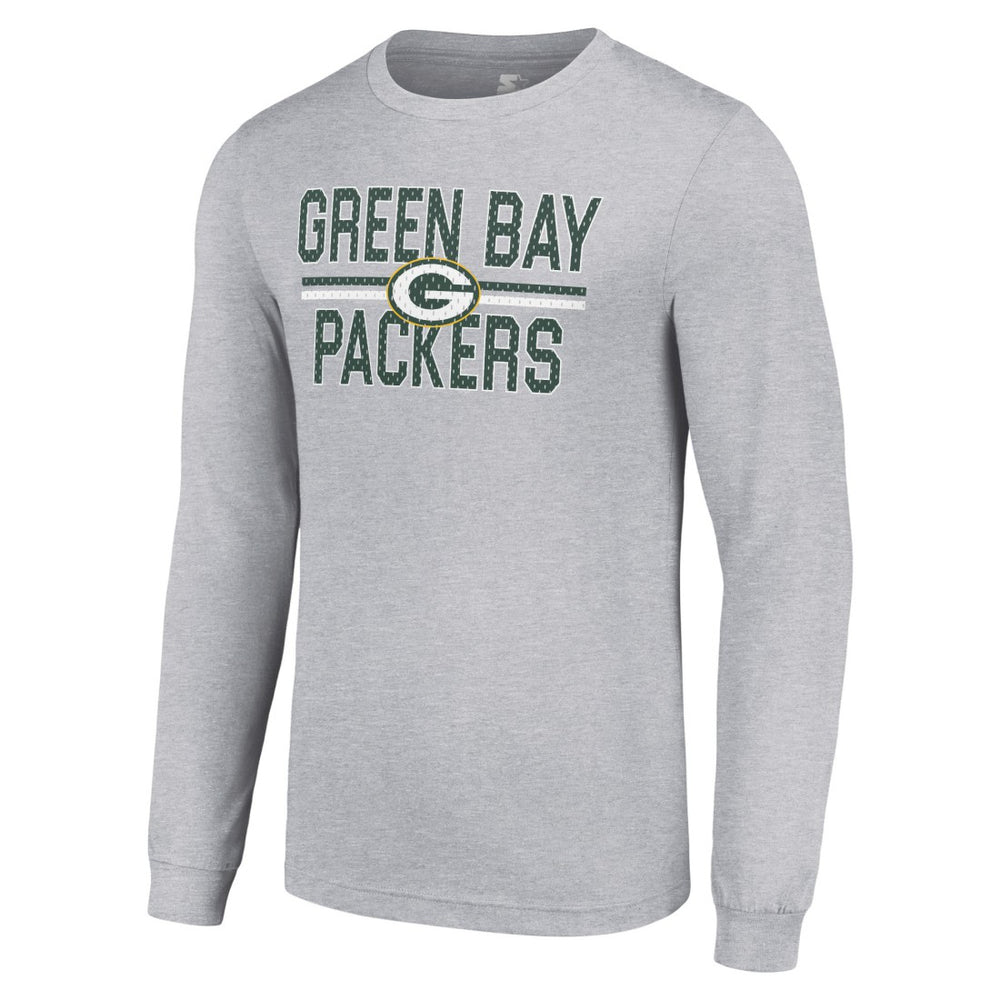 Green Bay Packers  Starter Team Mesh Print Graphic Long Sleeve T-Shirt
