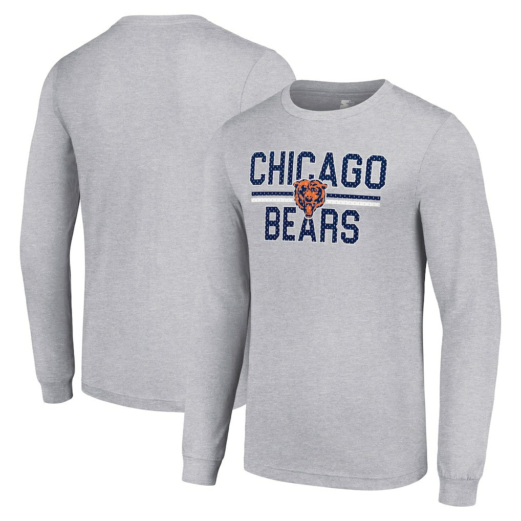 Chicago Bears  Starter Team Mesh Print Graphic Long Sleeve T-Shirt