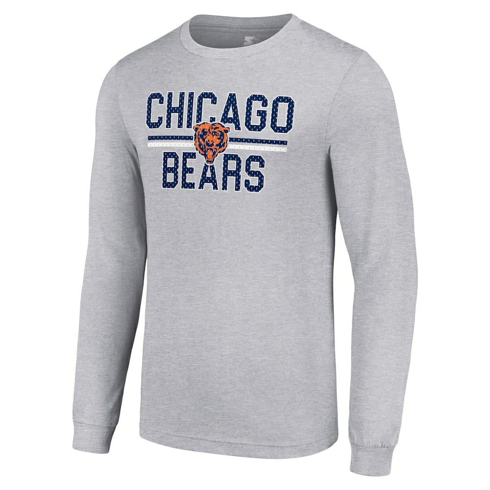 Chicago Bears  Starter Team Mesh Print Graphic Long Sleeve T-Shirt