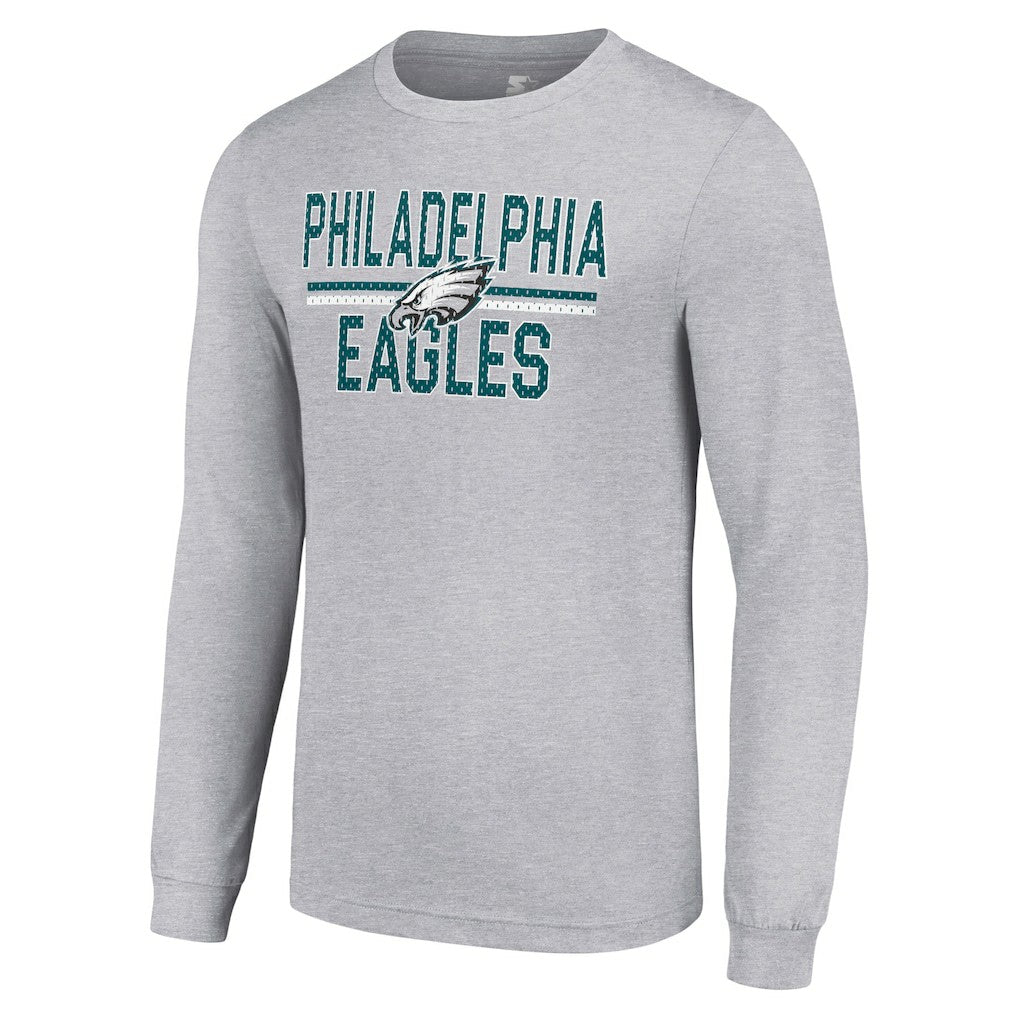 Philadelphia Eagles  Starter Team Mesh Print Graphic Long Sleeve T-Shirt