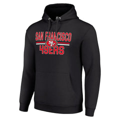 San Francisco 49ers  Starter Unisex Team Mesh Print Graphic Tri-Blend Pullover Hoodie