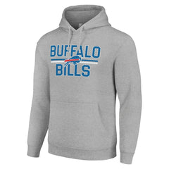 Buffalo Bills  Starter Unisex Team Mesh Print Graphic Tri-Blend Pullover Hoodie