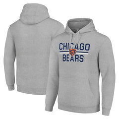 Chicago Bears  Starter Unisex Team Mesh Print Graphic Tri-Blend Pullover Hoodie