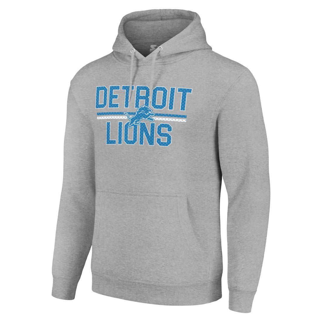 Detroit Lions  Starter Unisex Team Mesh Print Graphic Tri-Blend Pullover Hoodie