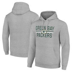 Green Bay Packers  Starter Unisex Team Mesh Print Graphic Tri-Blend Pullover Hoodie