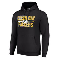 Green Bay Packers  Starter Unisex Team Mesh Print Graphic Tri-Blend Pullover Hoodie