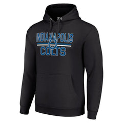 Indianapolis Colts  Starter Unisex Team Mesh Print Graphic Tri-Blend Pullover Hoodie