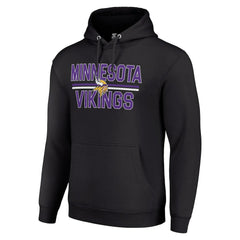 Minnesota Vikings  Starter Unisex Team Mesh Print Graphic Tri-Blend Pullover Hoodie