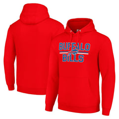 Buffalo Bills  Starter Unisex Team Mesh Print Graphic Tri-Blend Pullover Hoodie