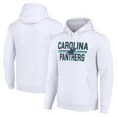 Carolina Panthers  Starter Unisex Team Mesh Print Graphic Tri-Blend Pullover Hoodie