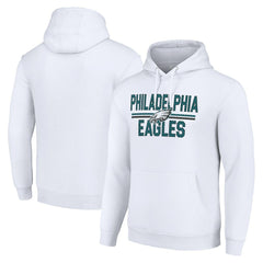 Philadelphia Eagles  Starter Unisex Team Mesh Print Graphic Tri-Blend Pullover Hoodie