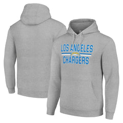 Los Angeles Chargers  Starter Unisex Team Mesh Print Graphic Tri-Blend Pullover Hoodie