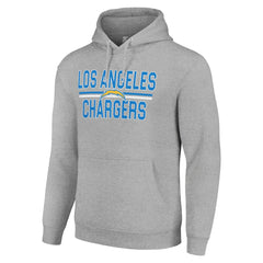 Los Angeles Chargers  Starter Unisex Team Mesh Print Graphic Tri-Blend Pullover Hoodie