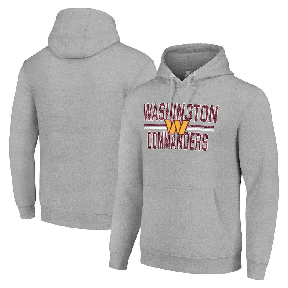 Washington Commanders  Starter Unisex Team Mesh Print Graphic Tri-Blend Pullover Hoodie