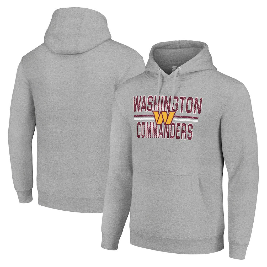 Washington Commanders  Starter Unisex Team Mesh Print Graphic Tri-Blend Pullover Hoodie