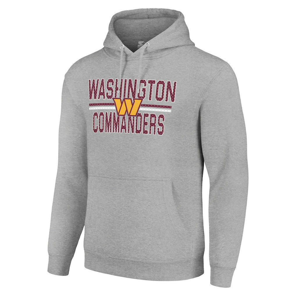 Washington Commanders  Starter Unisex Team Mesh Print Graphic Tri-Blend Pullover Hoodie