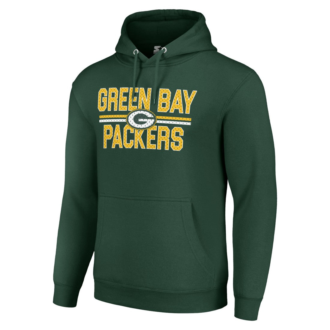 Green Bay Packers  Starter Unisex Team Mesh Print Graphic Tri-Blend Pullover Hoodie