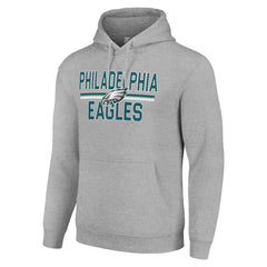 Philadelphia Eagles  Starter Unisex Team Mesh Print Graphic Tri-Blend Pullover Hoodie
