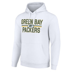 Green Bay Packers  Starter Unisex Team Mesh Print Graphic Tri-Blend Pullover Hoodie