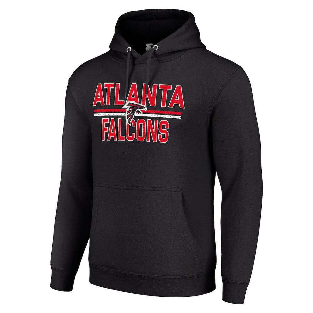Atlanta Falcons  Starter Unisex Team Mesh Print Graphic Tri-Blend Pullover Hoodie
