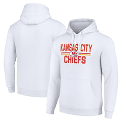 Kansas City Chiefs  Starter Unisex Team Mesh Print Graphic Tri-Blend Pullover Hoodie