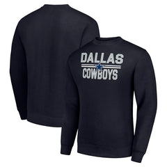Dallas Cowboys  Starter Team Mesh Print Graphic Pullover Sweatshirt
