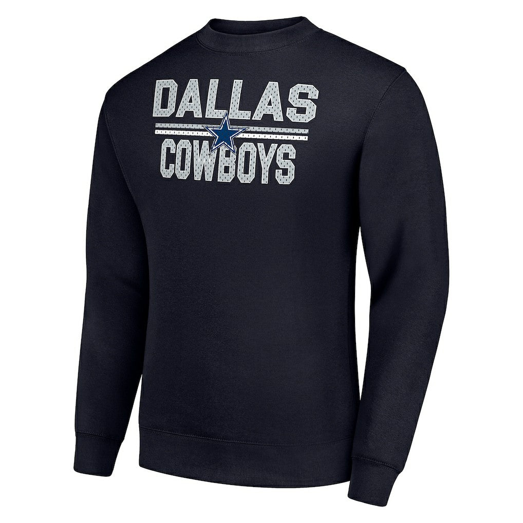Dallas Cowboys  Starter Team Mesh Print Graphic Pullover Sweatshirt