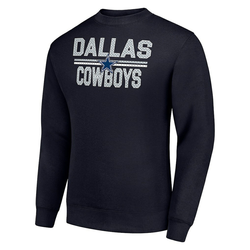Dallas Cowboys  Starter Team Mesh Print Graphic Pullover Sweatshirt