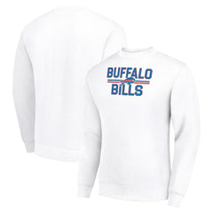 Buffalo Bills  Starter Team Mesh Print Graphic Pullover Sweatshirt