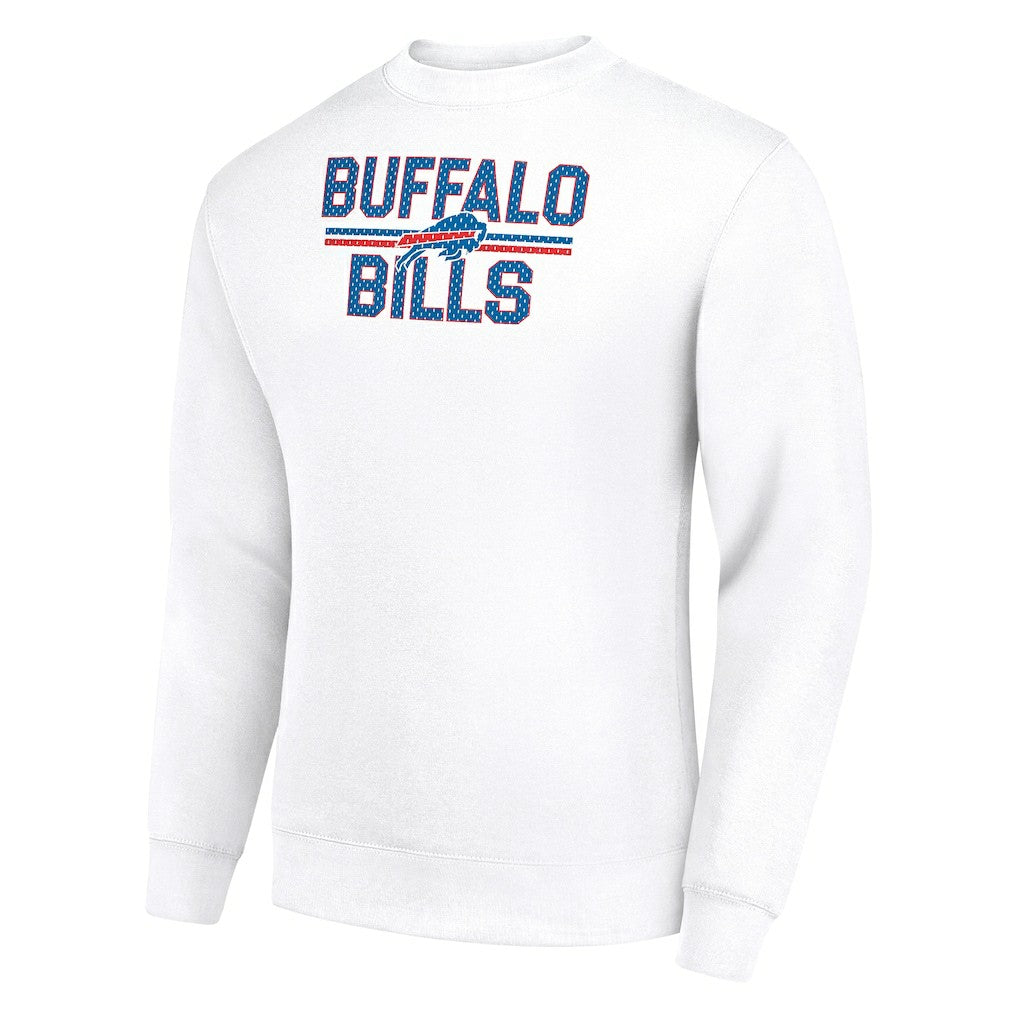 Buffalo Bills  Starter Team Mesh Print Graphic Pullover Sweatshirt