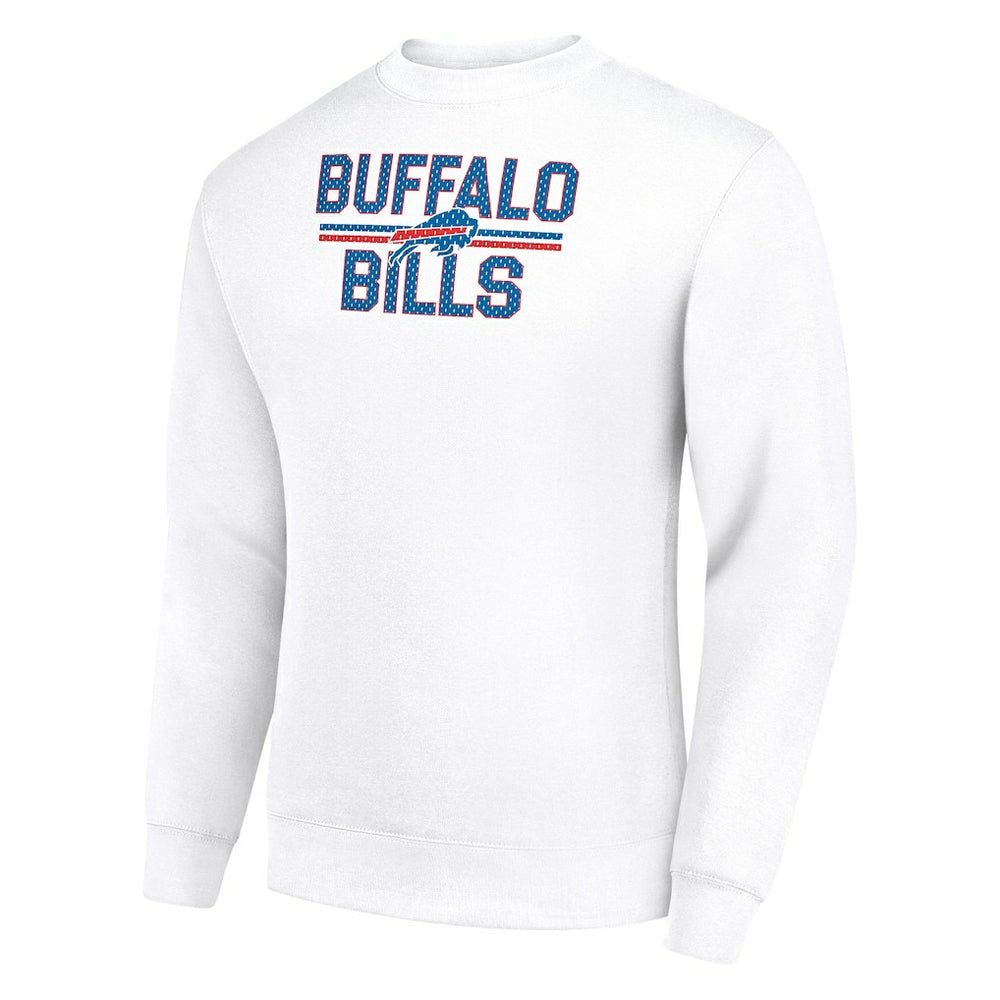 Buffalo Bills  Starter Team Mesh Print Graphic Pullover Sweatshirt