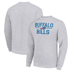 Buffalo Bills  Starter Team Mesh Print Graphic Pullover Sweatshirt