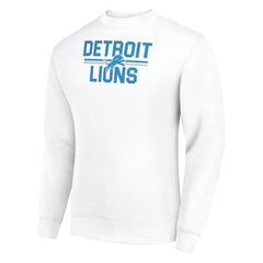 Detroit Lions  Starter Team Mesh Print Graphic Pullover Sweatshirt