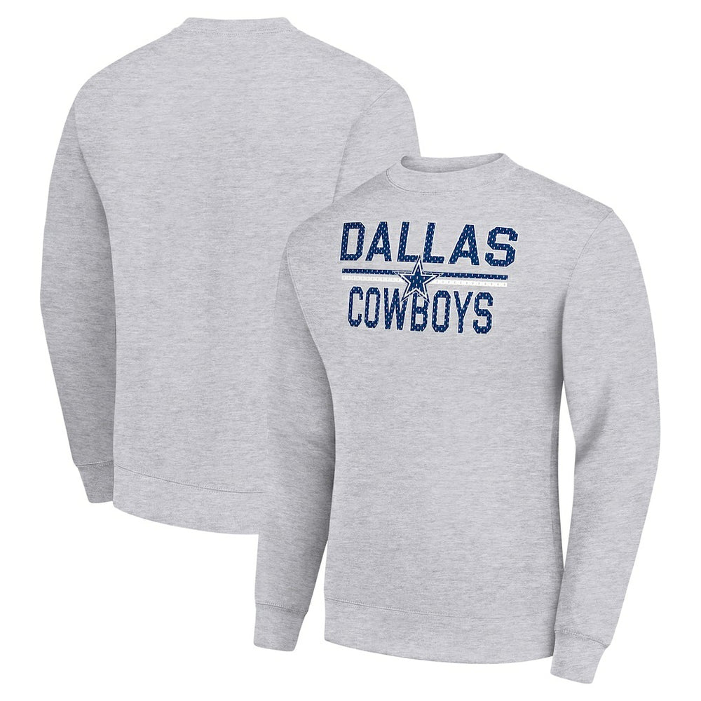 Dallas Cowboys  Starter Team Mesh Print Graphic Pullover Sweatshirt