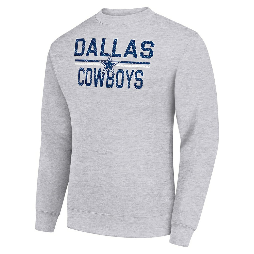 Dallas Cowboys  Starter Team Mesh Print Graphic Pullover Sweatshirt