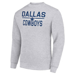 Dallas Cowboys  Starter Team Mesh Print Graphic Pullover Sweatshirt